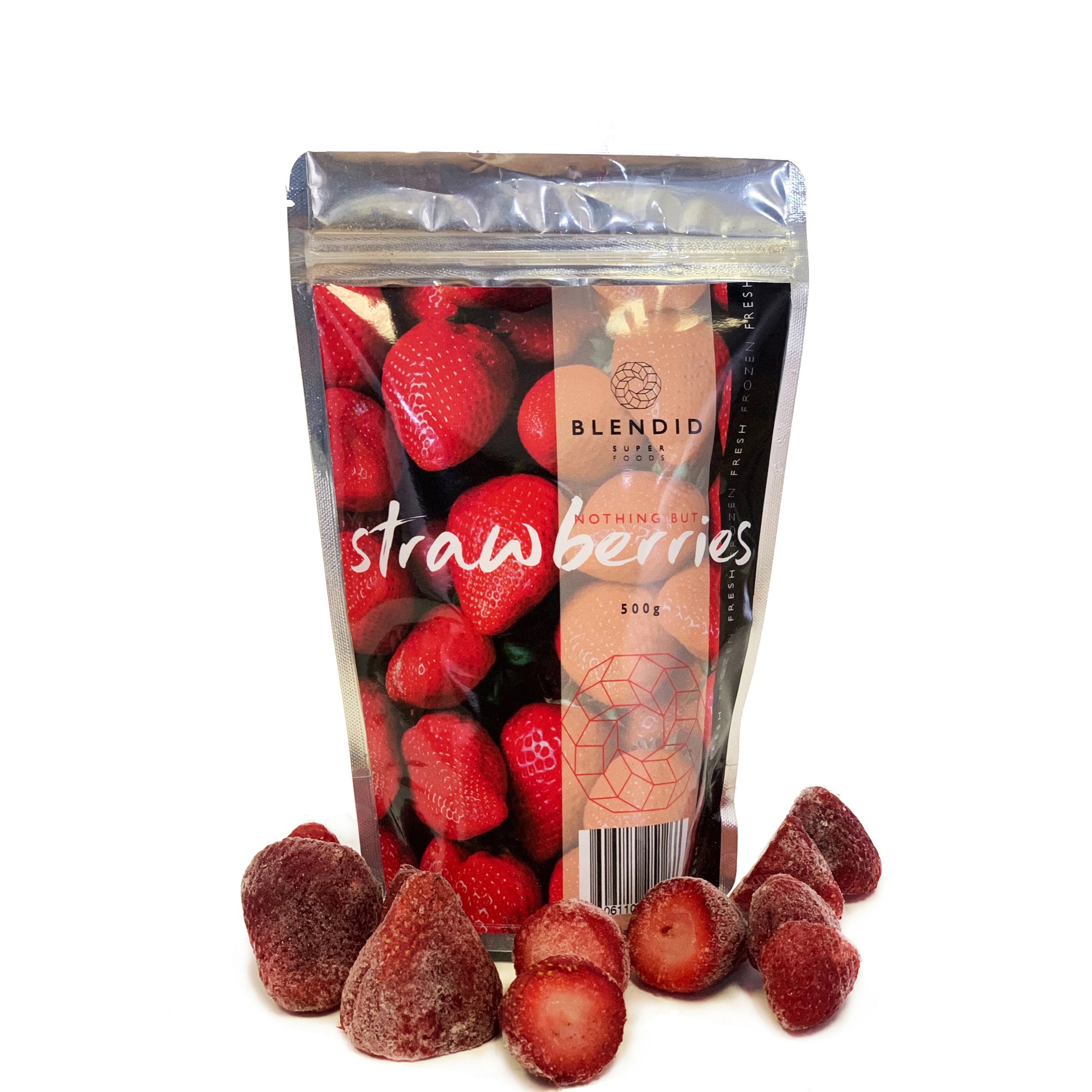 Frozen Strawberries - 500g – Blendid Superfood Smoothies